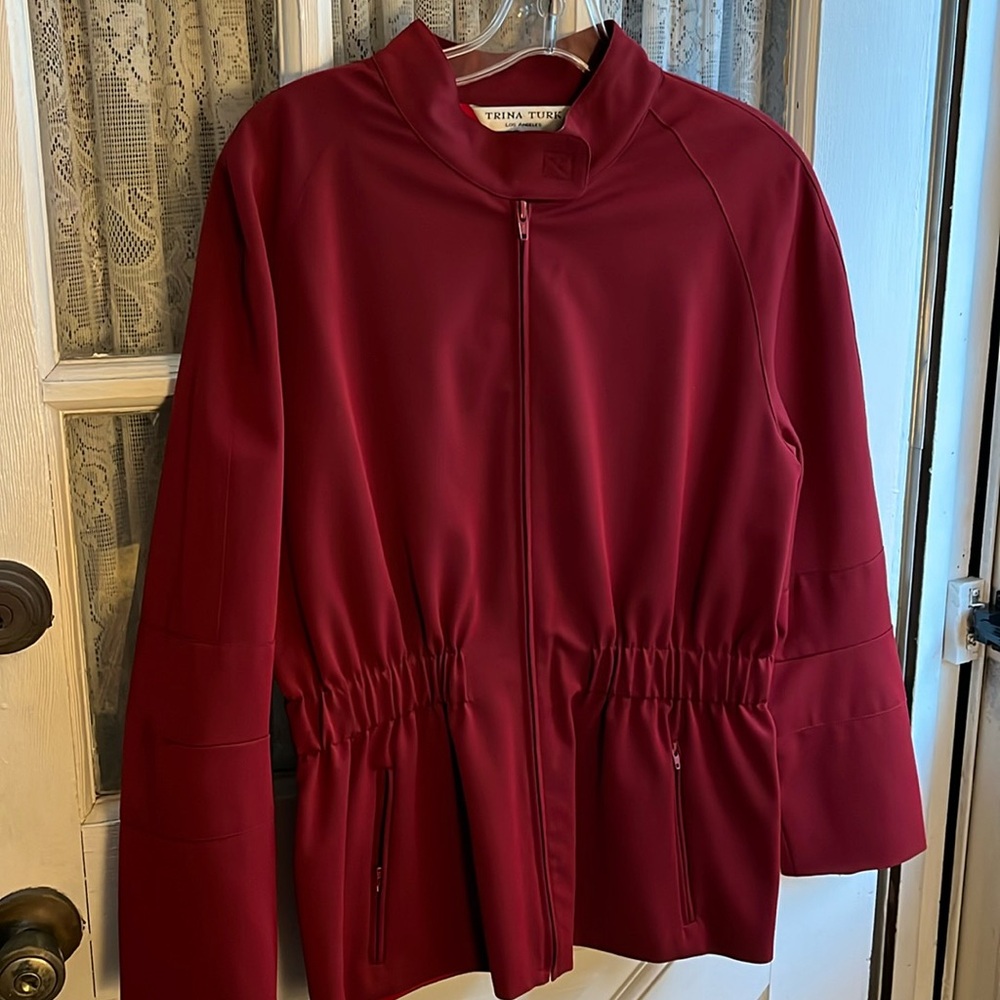 Trina Turk Los Angeles Full Zip Jacket Size L